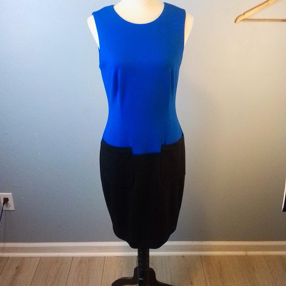 Calvin Klein color block bodycon dress Ladies size 6 dress